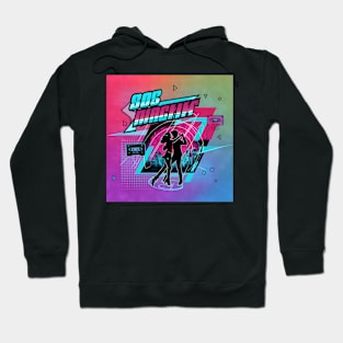 80s style couple art Hoodie